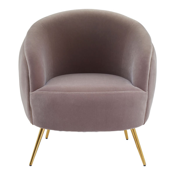 Product photograph of Olivia S Manhattan Velvet Occasional Chair Outlet from Olivia's.