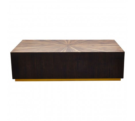 Olivias Gabby Rectangle Coffee Table Dark Brown