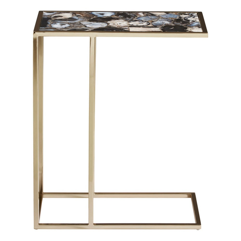 Product photograph of Olivia S Boutique Hotel Collection - Black Agate Sofa Table from Olivia's.