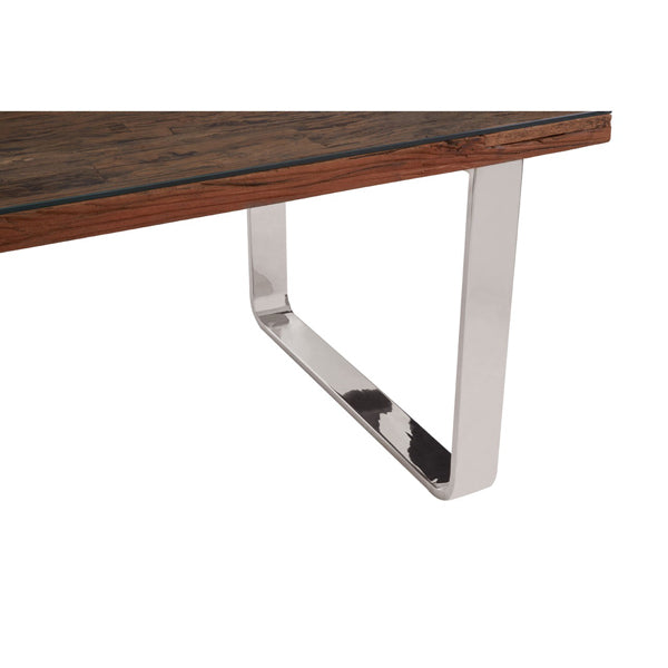 Product photograph of Olivia S Natural Living Collection - Kara Dining Table In Brown from Olivia's.