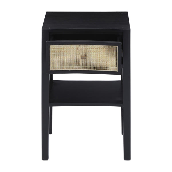 Product photograph of Olivia S Cali One Drawer Bedside Table from Olivia's.