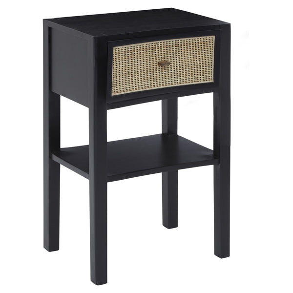 Product photograph of Olivia S Cali One Drawer Bedside Table from Olivia's