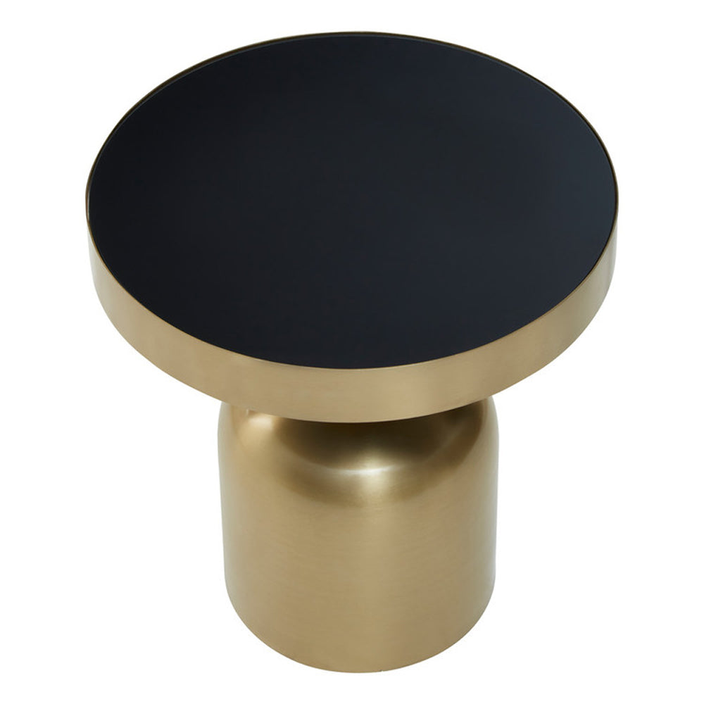 Product photograph of Olivia S Boutique Hotel Collection - Gail Gold Side Table Small from Olivia's.