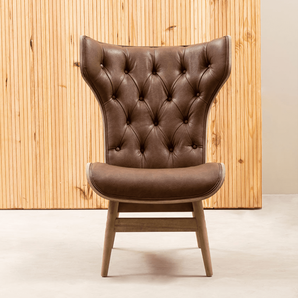 Product photograph of Olivia S Vinsi Chair Brown from Olivia's.