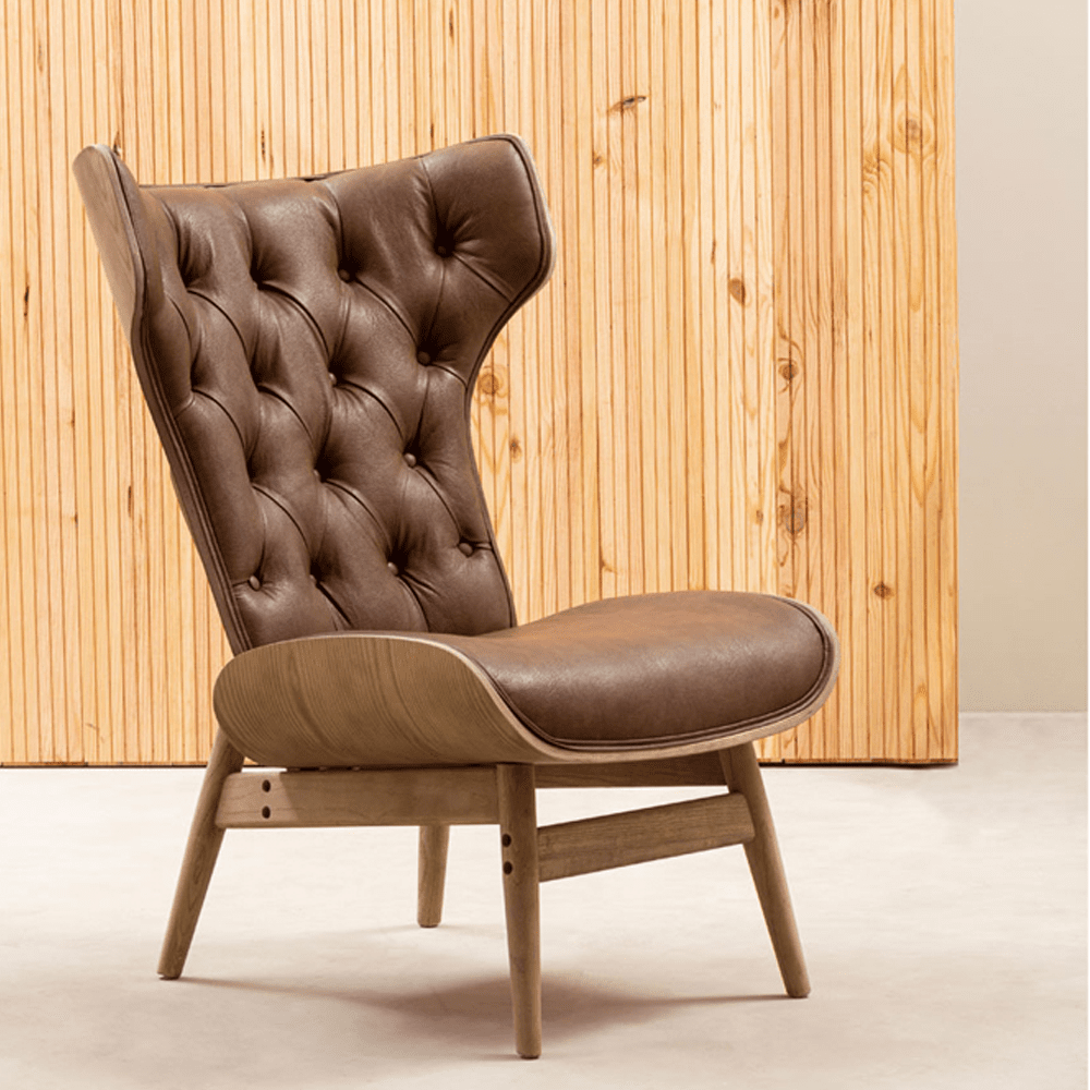 Product photograph of Olivia S Vinsi Chair Brown from Olivia's