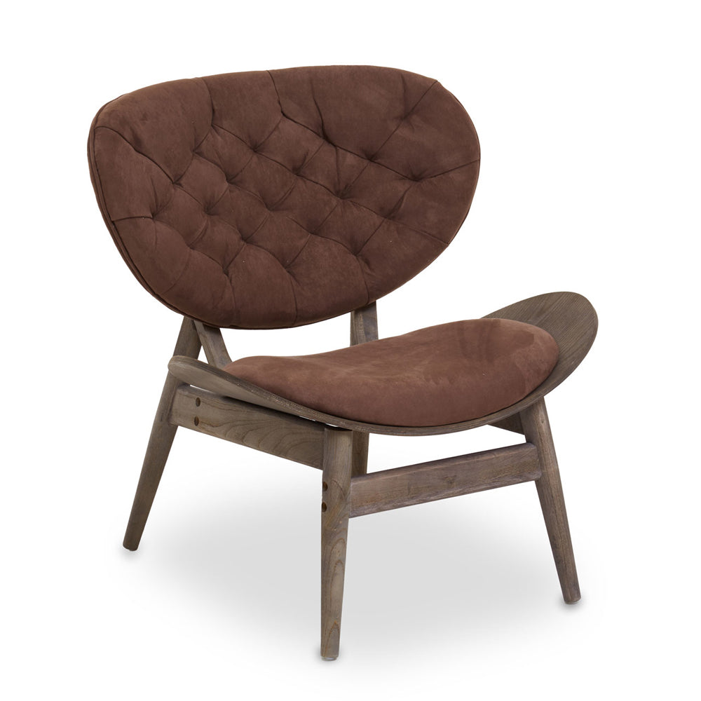 Product photograph of Olivia S Vinsi Chair Brown Velvet from Olivia's.