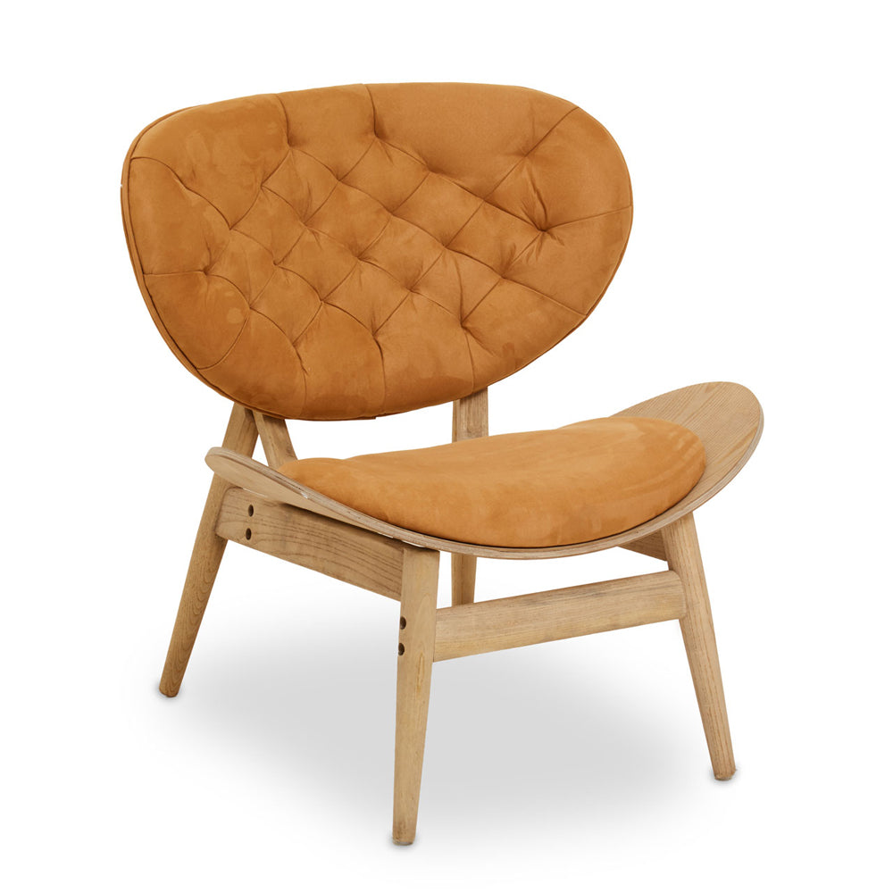 Product photograph of Olivia S Vinsi Chair Natural Velvet from Olivia's.