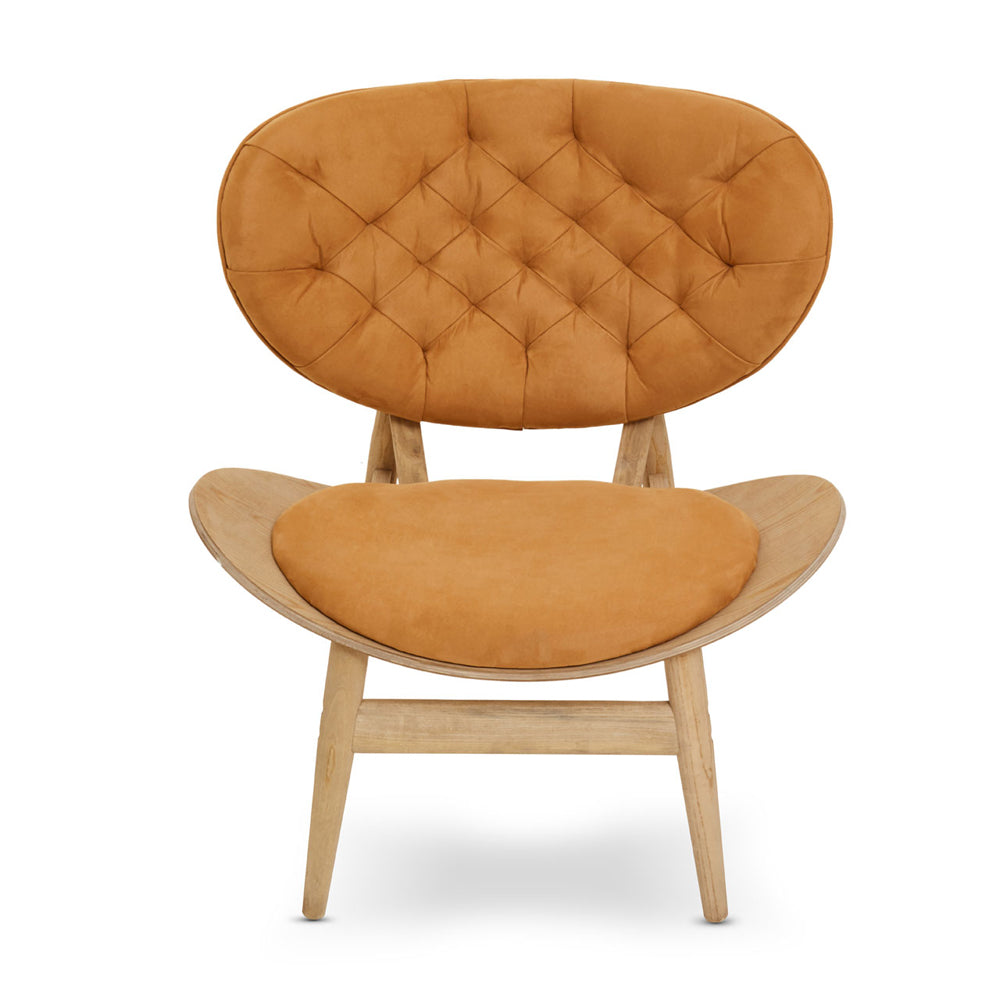 Product photograph of Olivia S Vinsi Chair Natural Velvet from Olivia's.