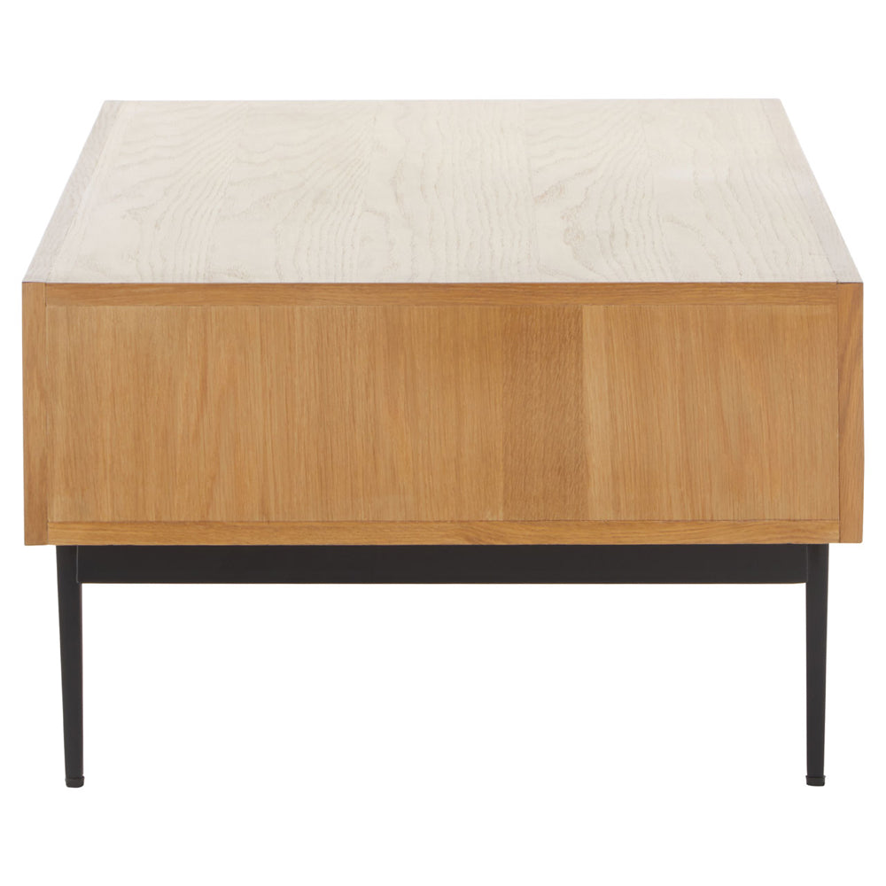 Product photograph of Olivia S Soft Industrial Collection - Jakar Coffee Table In Natural Finish from Olivia's.