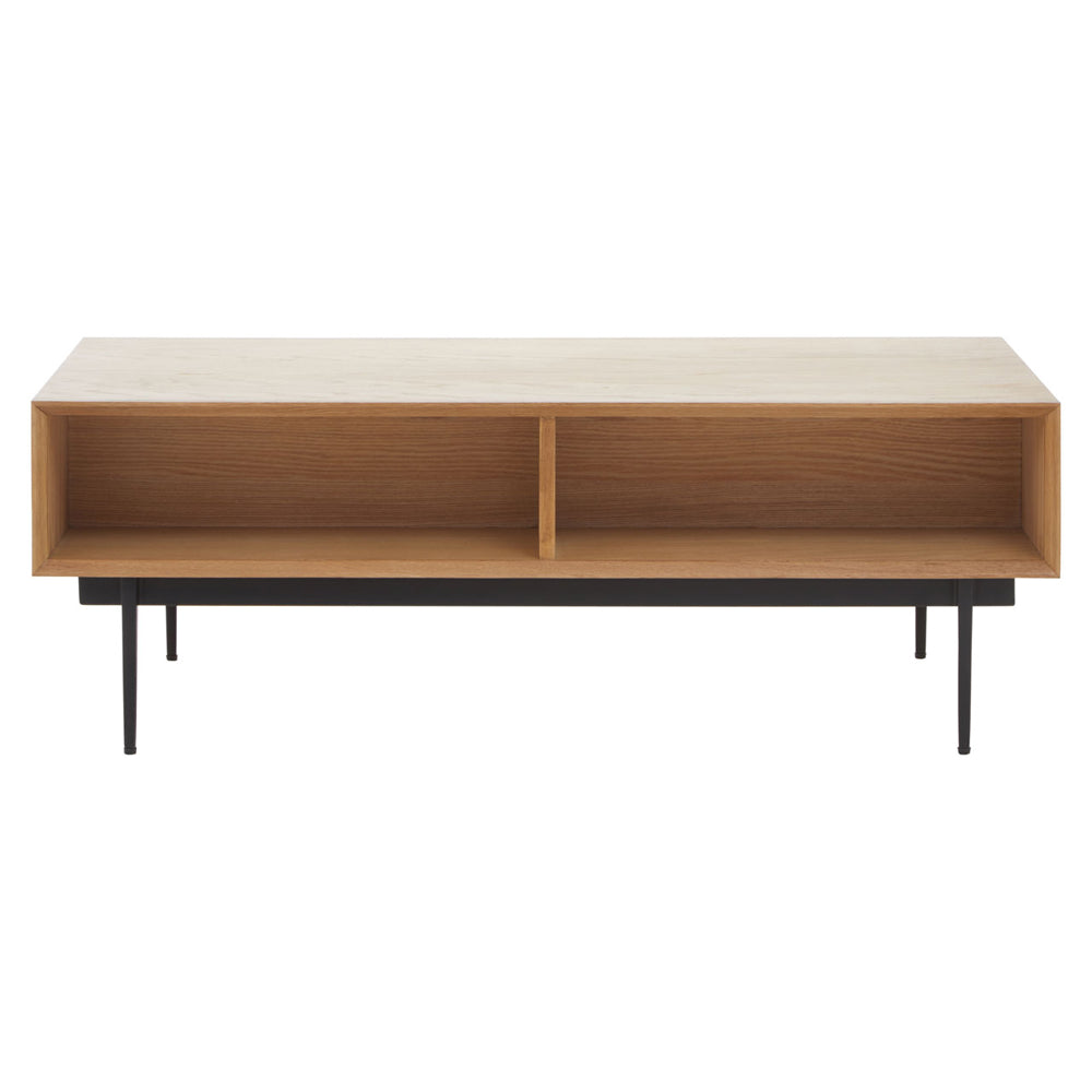 Product photograph of Olivia S Soft Industrial Collection - Jakar Coffee Table In Natural Finish from Olivia's.