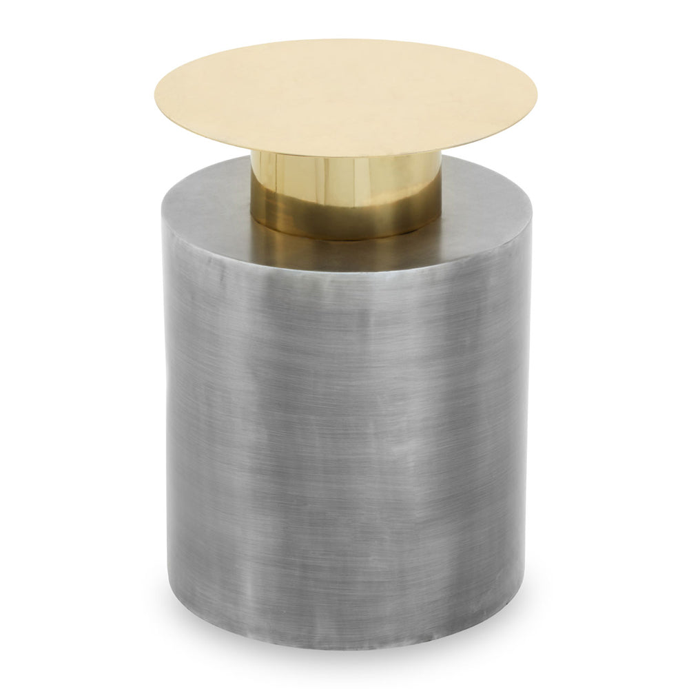Product photograph of Olivia S Rabia Accent Table Gold And Grey from Olivia's.