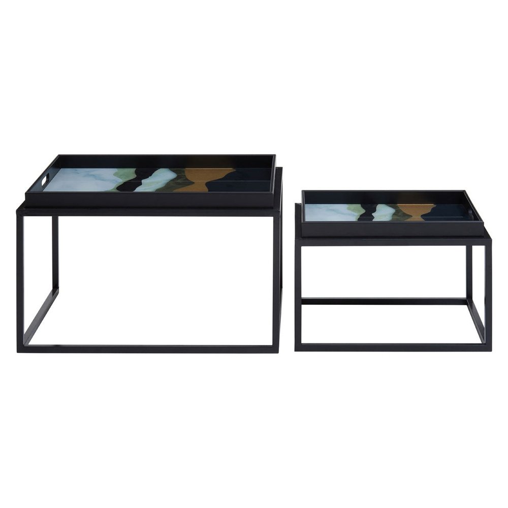 Product photograph of Olivia S Set Of 2 Seline Side Tables In Assorted Colours from Olivia's.