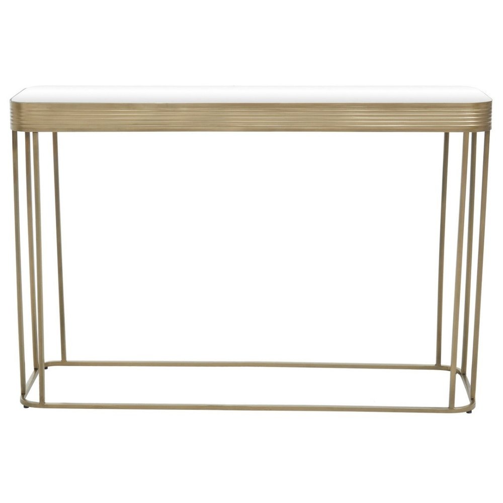 Product photograph of Olivia S Ellis Console Table In Mirror Gold from Olivia's