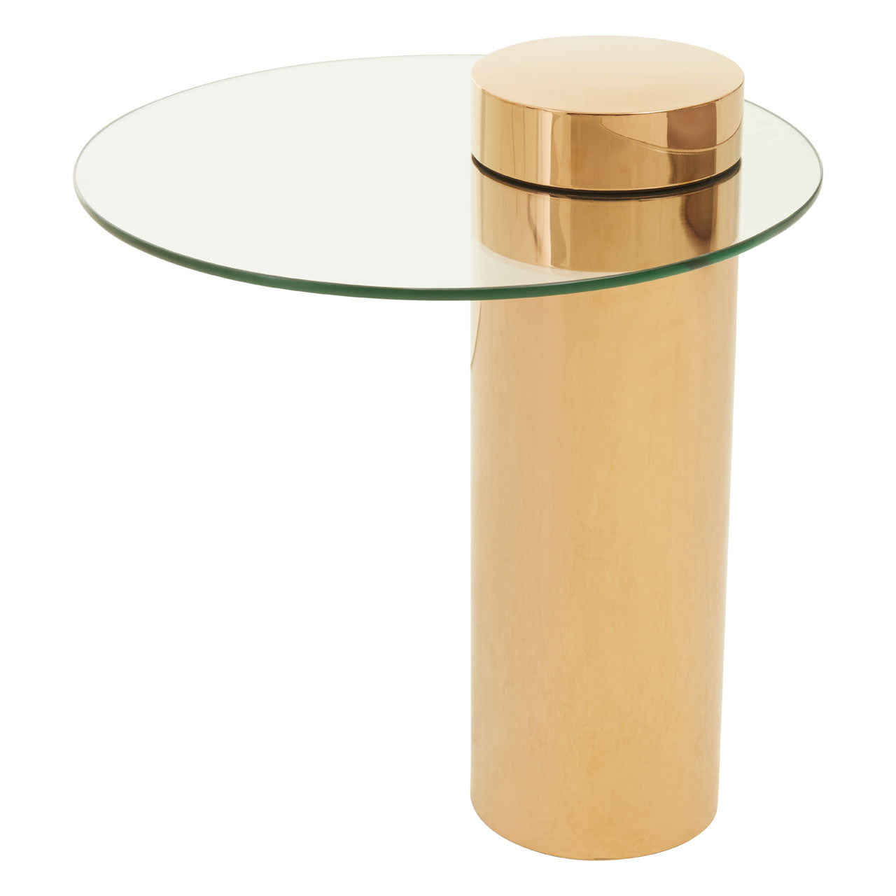Olivias Omari Side Table In Rose Gold