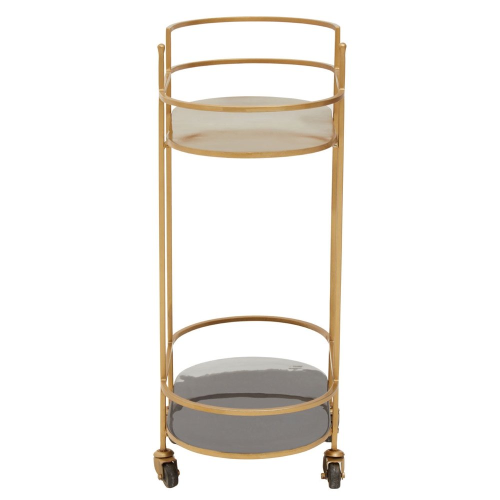 Product photograph of Olivia S Koda Drinks Trolley In Grey Gold from Olivia's.