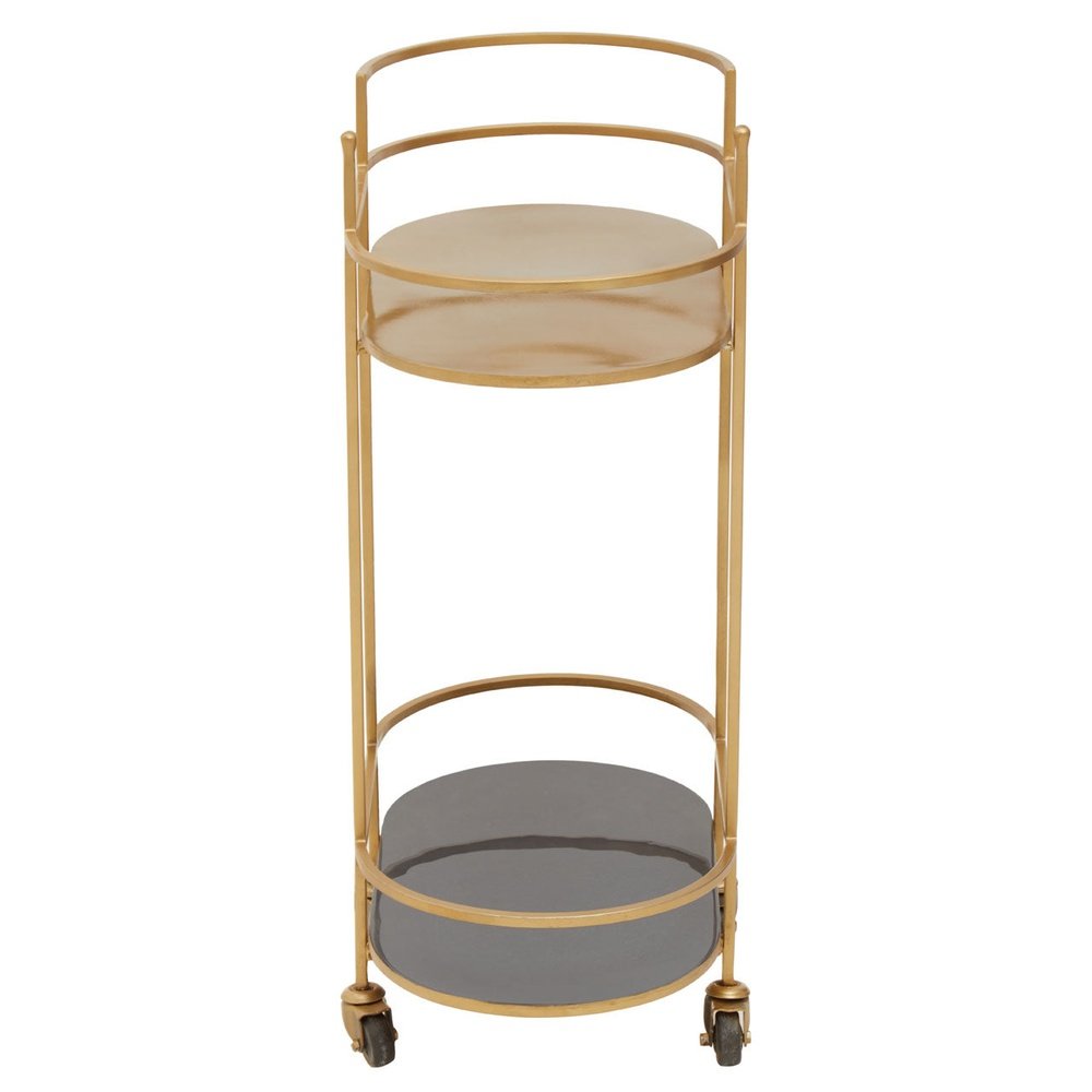 Product photograph of Olivia S Koda Drinks Trolley In Grey Gold from Olivia's.