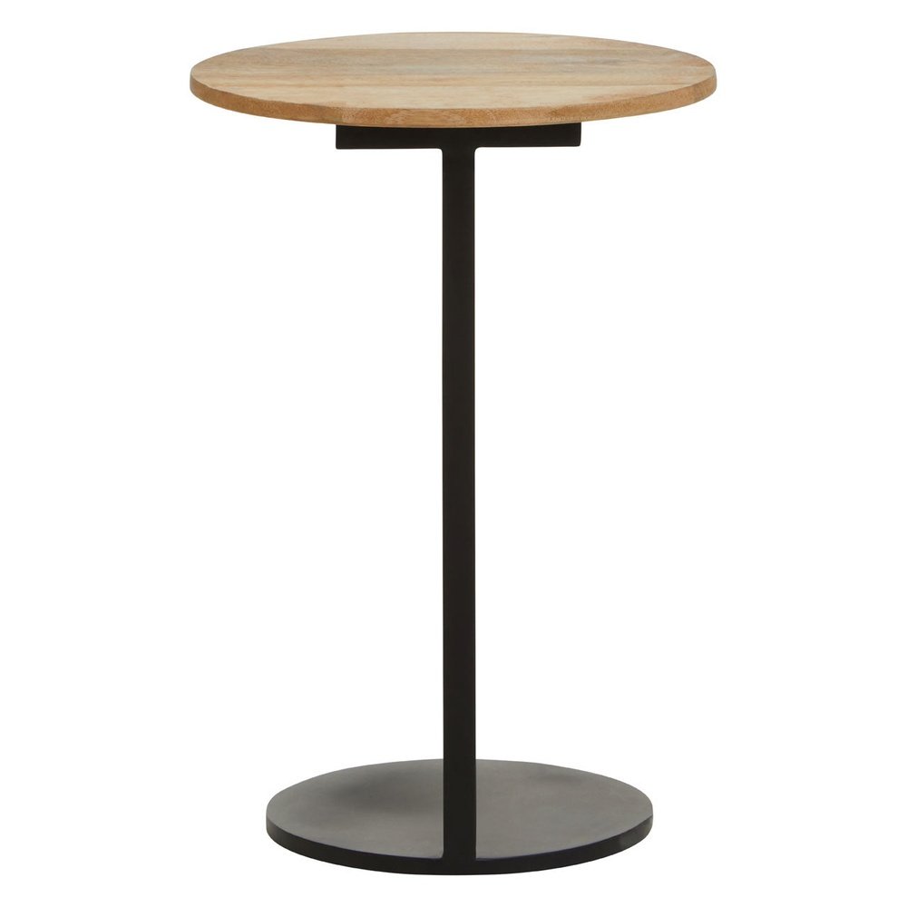 Product photograph of Olivia S Coral Side Table In Black Natural from Olivia's.