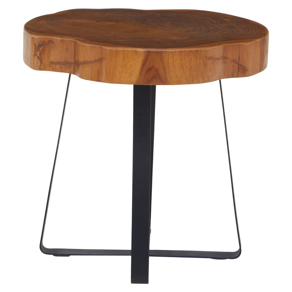 Product photograph of Olivia S Soft Industrial Collection - Manado Side Table from Olivia's