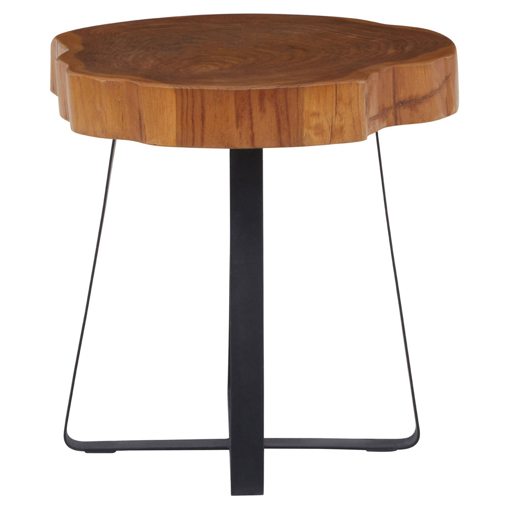 Product photograph of Olivia S Soft Industrial Collection - Manado Side Table from Olivia's.
