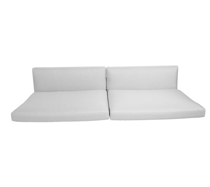 Cane Line Connect 3 Seater Sofa Outdoor Cushion Set White