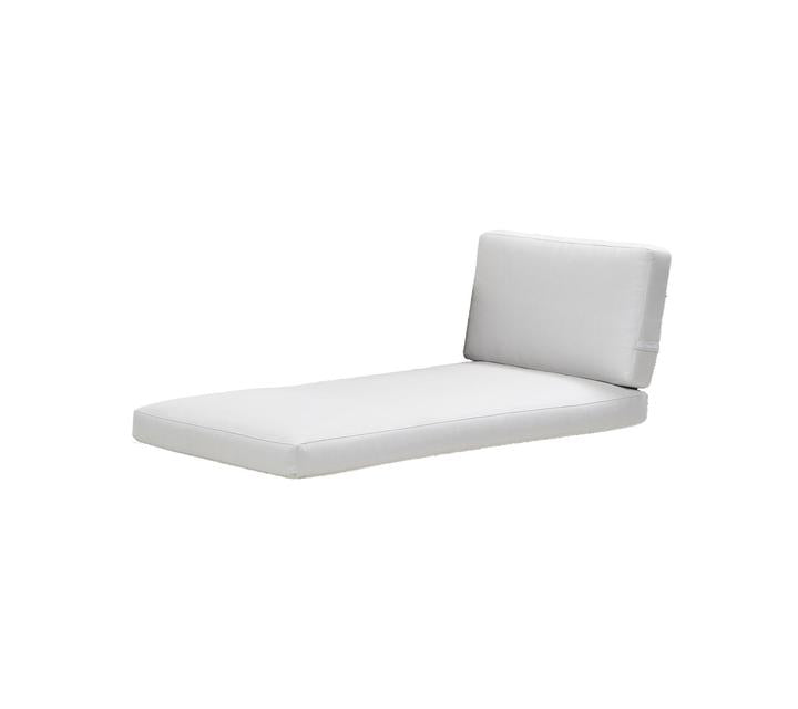 Cane Line Connect Chaise Lounge Outdoor Cushion Set White