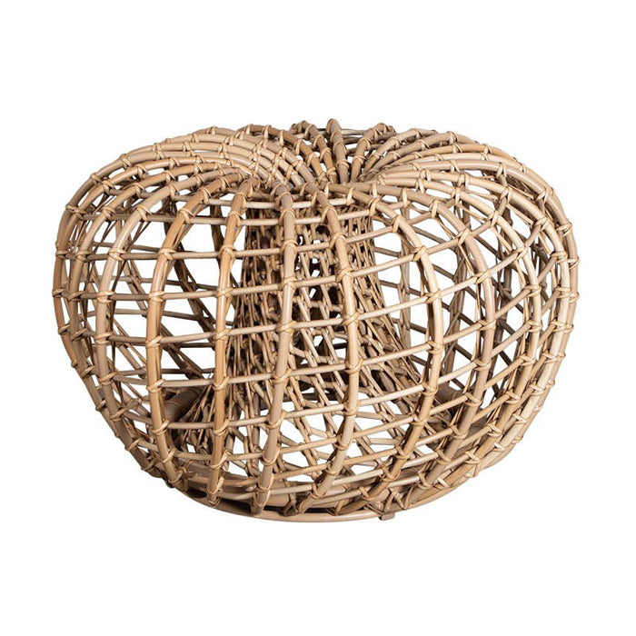 Product photograph of Cane-line Nest Outdoor Footstool Small Natural from Olivia's