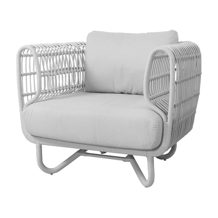 Cane Line Nest Outdoor White Lounge Chair