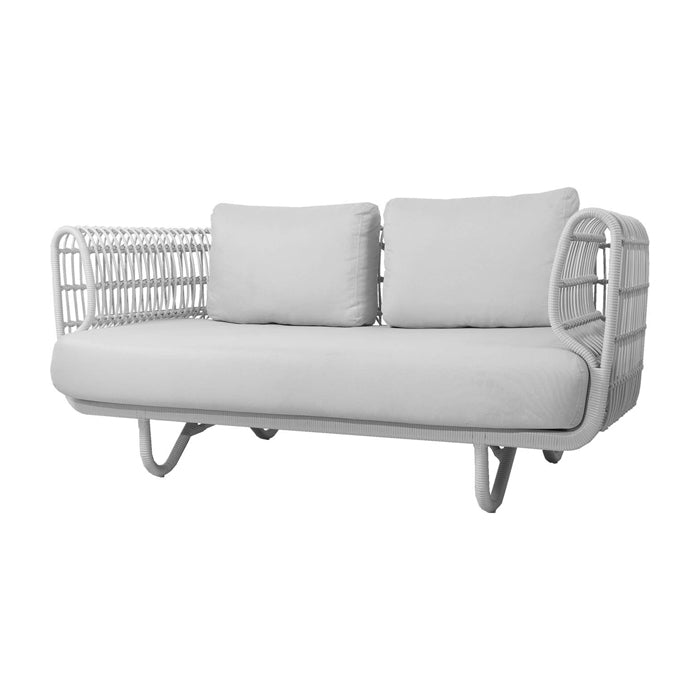 Product photograph of Cane-line Nest 2-seater Sofa Outdoor White from Olivia's