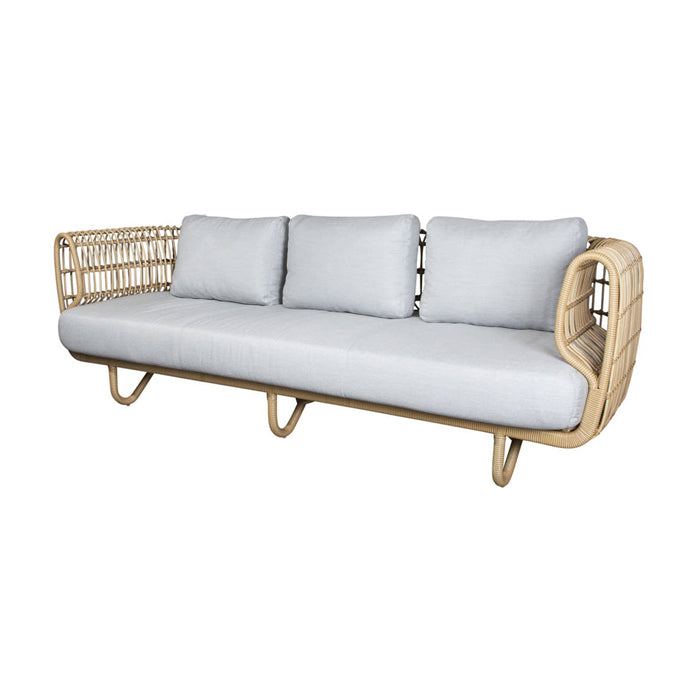 Product photograph of Cane-line Nest 3-seater Sofa Outdoor Natural from Olivia's