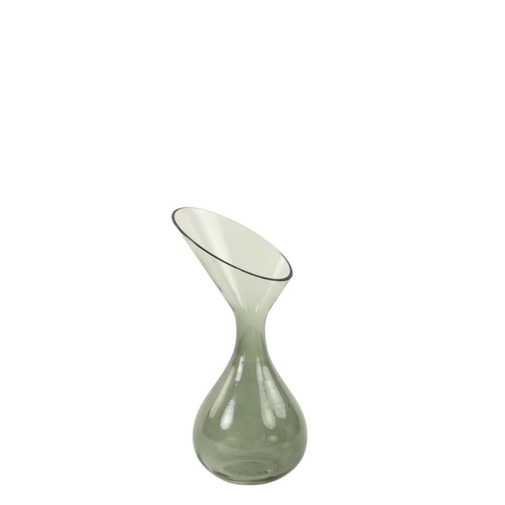 Product photograph of Light Living Herley Vase Grey And Green Small from Olivia's