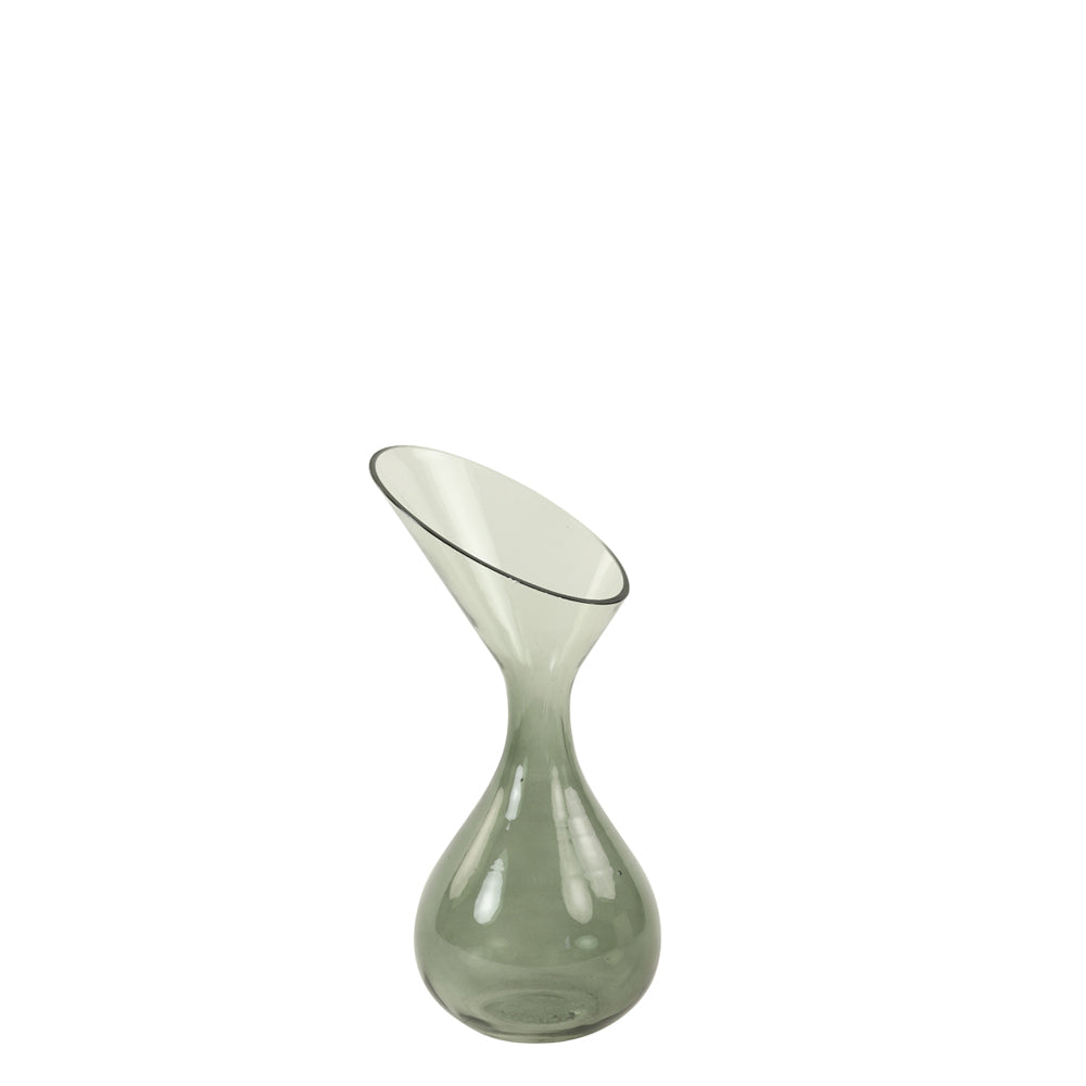 Product photograph of Light Living Herley Vase Grey And Green Large from Olivia's