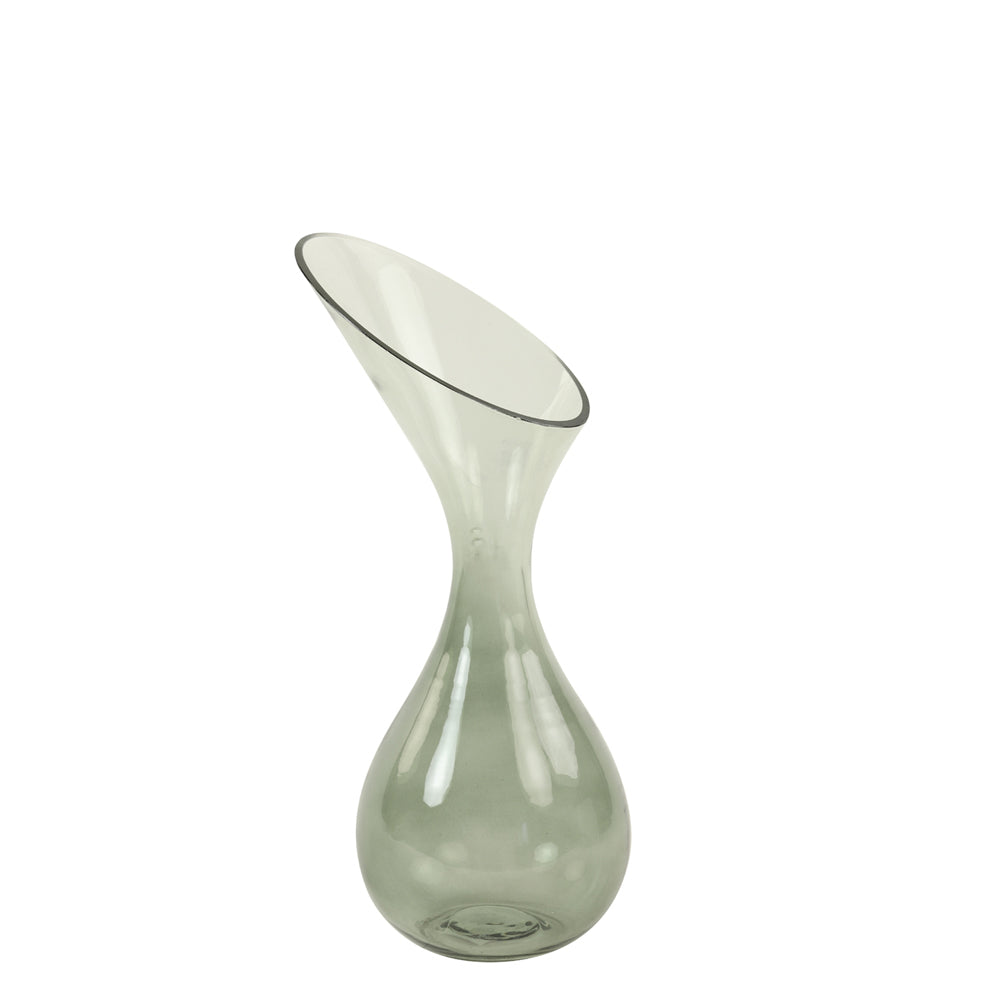 Product photograph of Light Living Herley Vase Grey And Green Large from Olivia's.