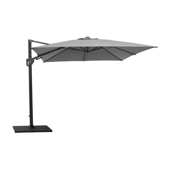 Product photograph of Cane-line Hyde Luxe Tilt Parasol Dark Grey from Olivia's