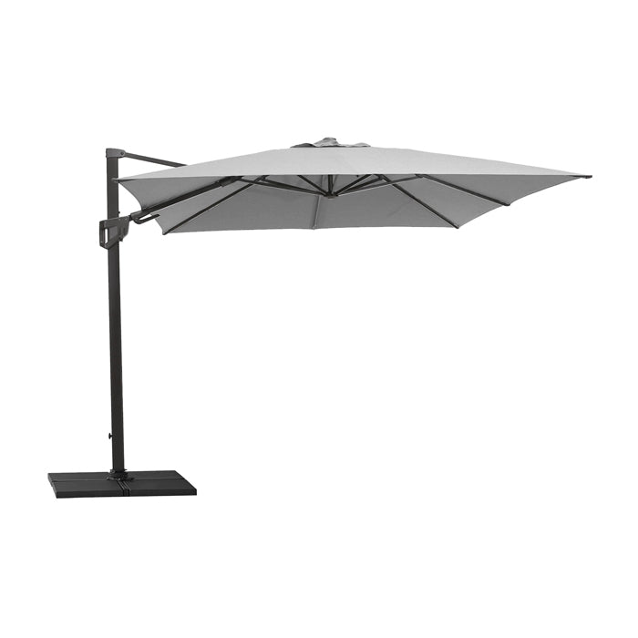 Cane Line Hyde Luxe Tilt Parasol Light Grey