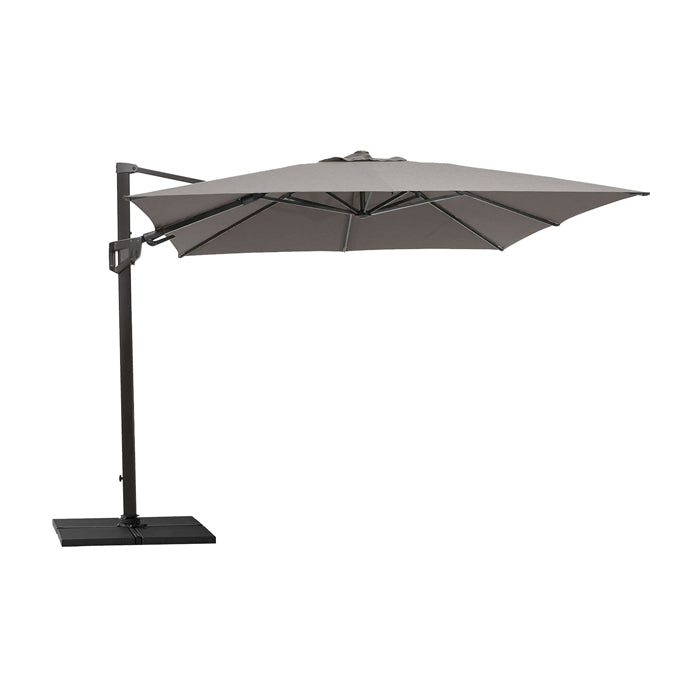 Product photograph of Cane-line Hyde Luxe Tilt Parasol Taupe from Olivia's