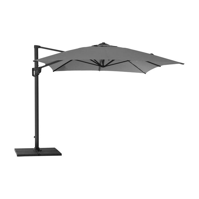 Product photograph of Cane-line Hyde Luxe Hanging Parasol Grey from Olivia's