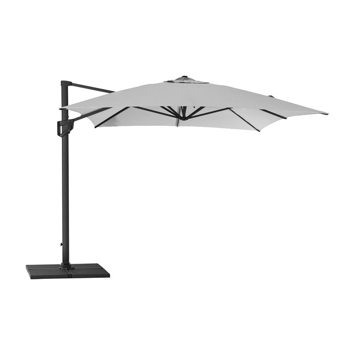 Product photograph of Cane-line Hyde Luxe Hanging Parasol Light Grey from Olivia's