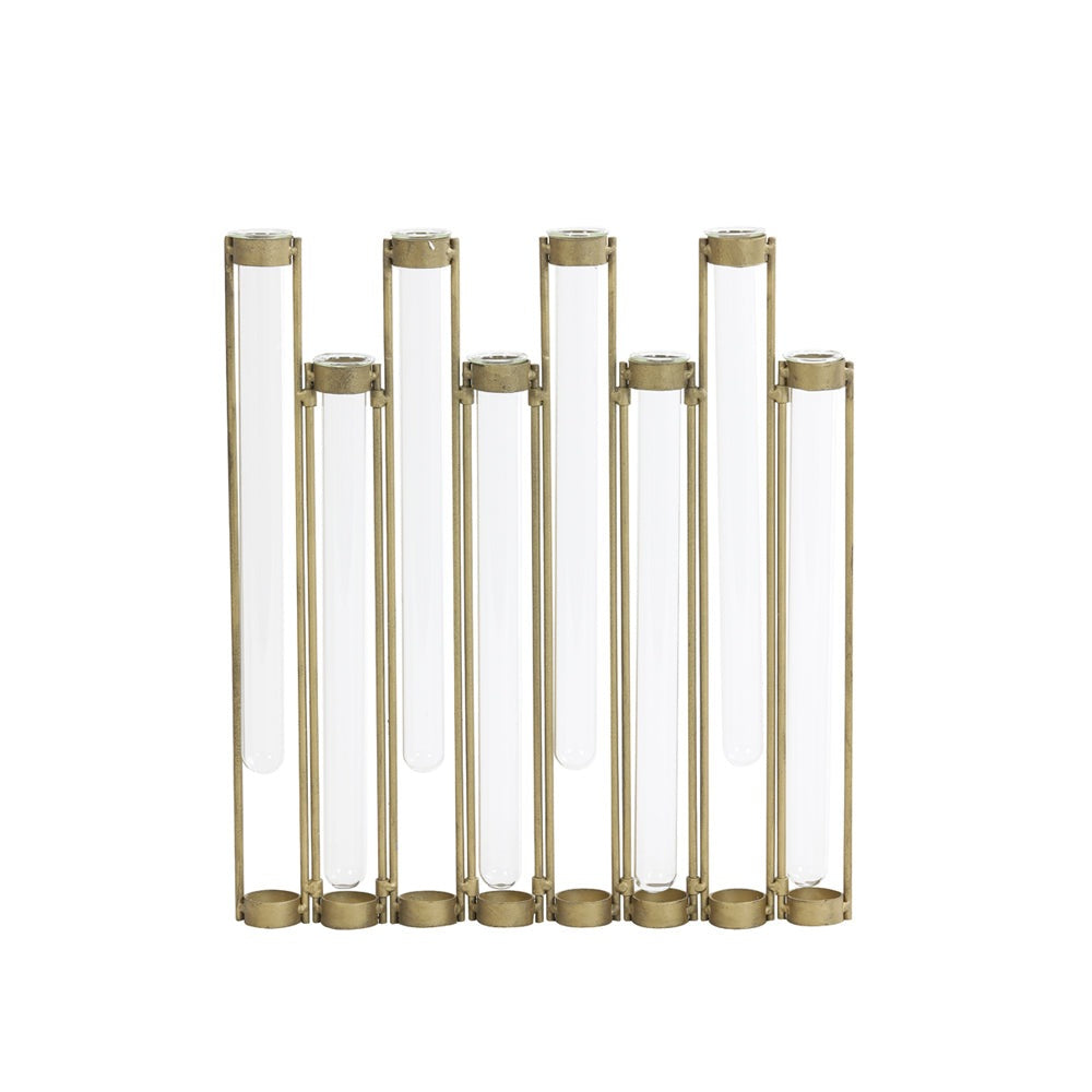 Product photograph of Light Living Tube Vase Brass from Olivia's