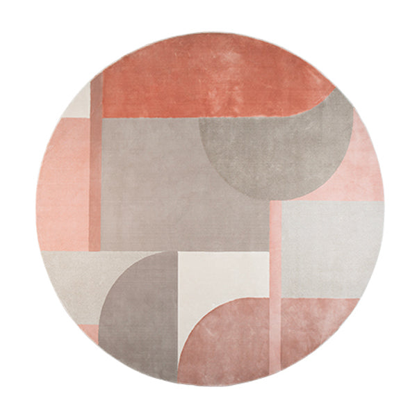 Product photograph of Zuiver Hilton Rug In Pink And Grey Grey Pink Small from Olivia's.