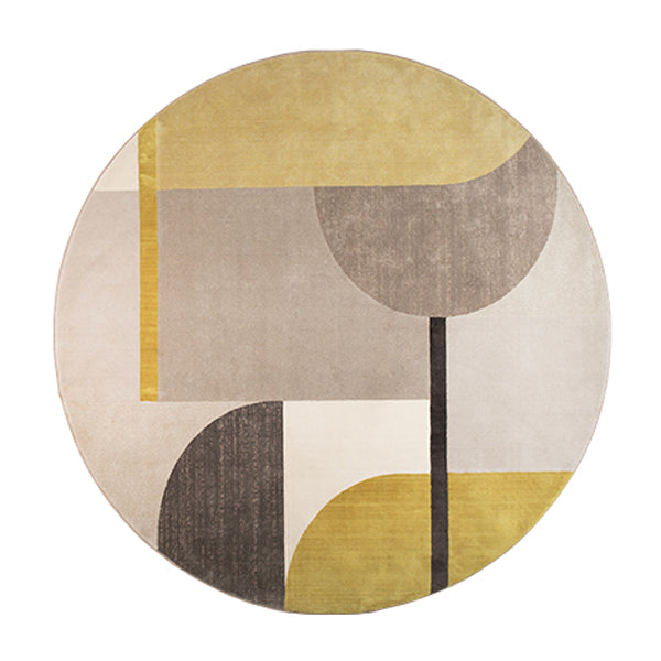 Product photograph of Zuiver Hilton Rug In Yellow And Grey Grey Yellow Large from Olivia's.