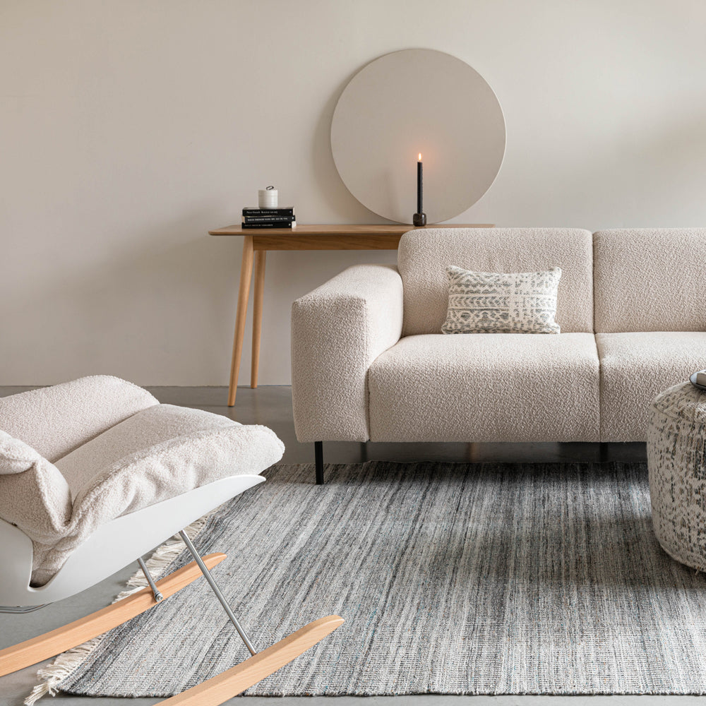 Product photograph of Olivia S Nordic Living Collection Lauren Carpet In Grey 160x230cm from Olivia's.