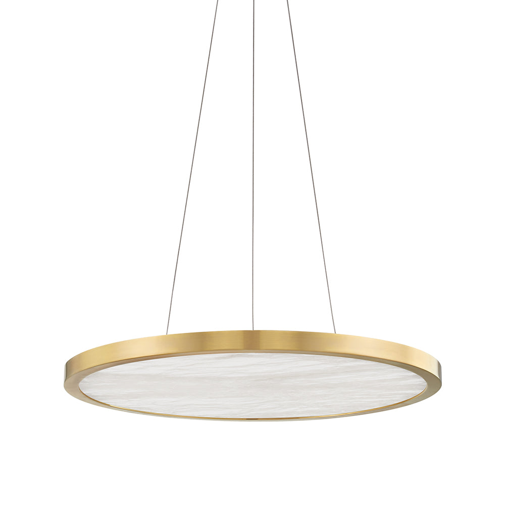 Product photograph of Hudson Valley Lighting Eastport Led Pendant Light Aged Brass from Olivia's