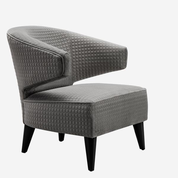 Andrew Martin Eaves Occasional Chair Grey