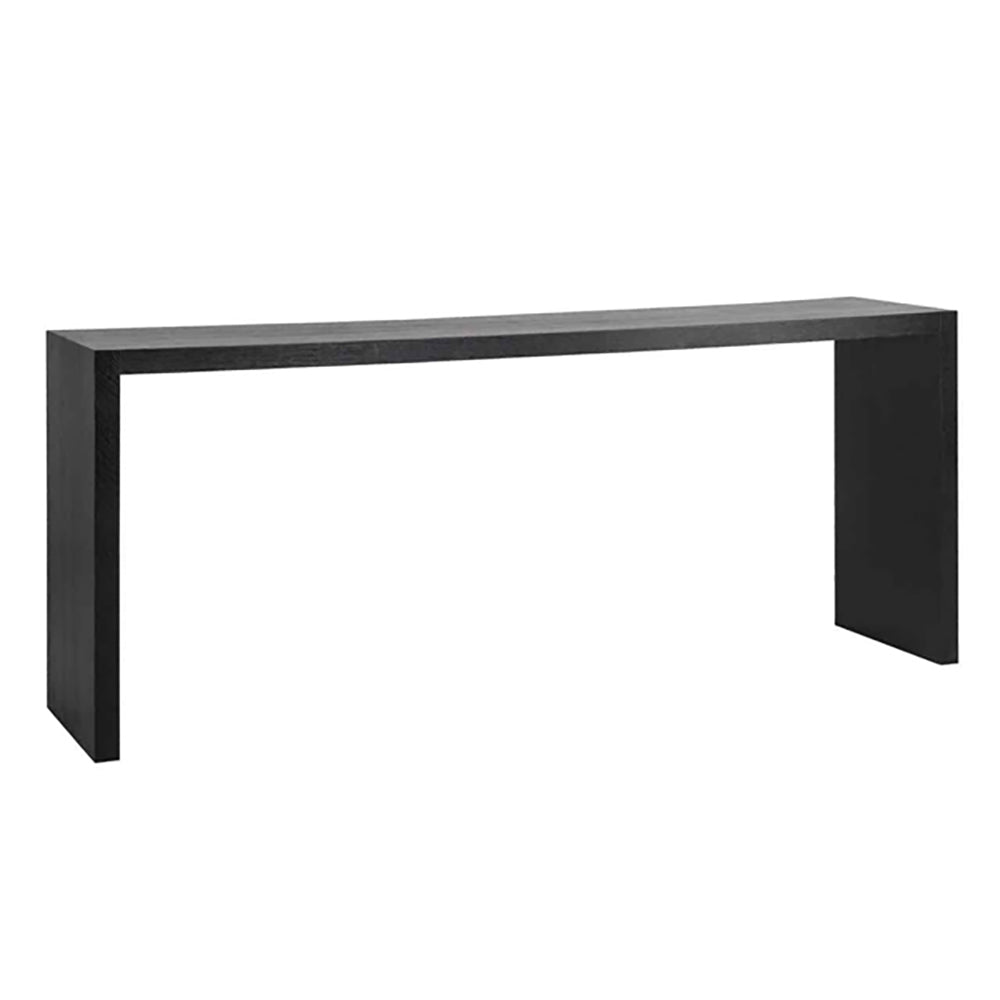Product photograph of Richmond Oakura Console Table In Black from Olivia's