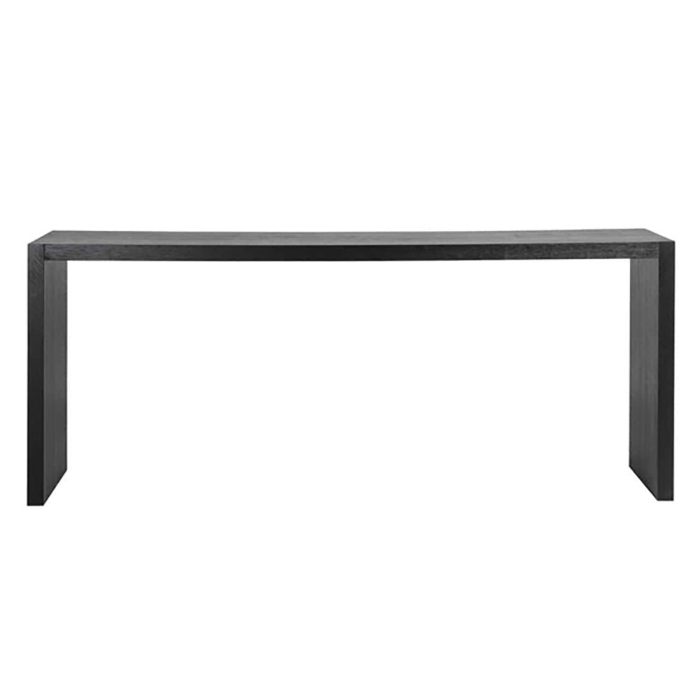 Product photograph of Richmond Oakura Console Table In Black from Olivia's.