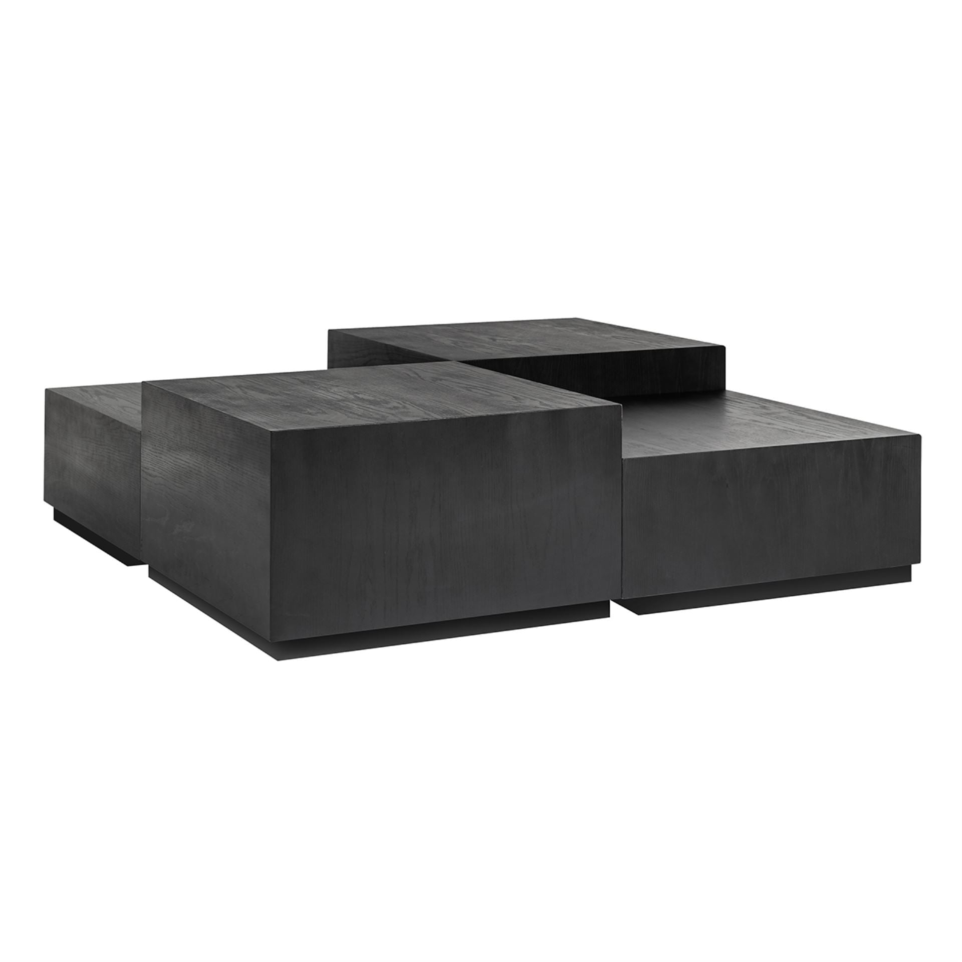 Product photograph of Richmond Set Of 4 Tetrad Coffee Table In Black from Olivia's