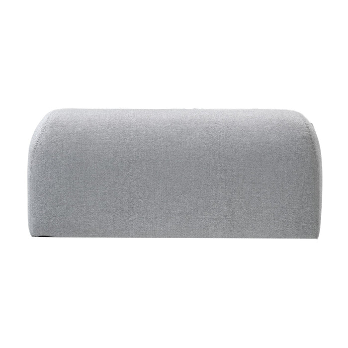Product photograph of Cane-line Space 2-seater Sofa Side Cushion Outdoor Light Grey from Olivia's