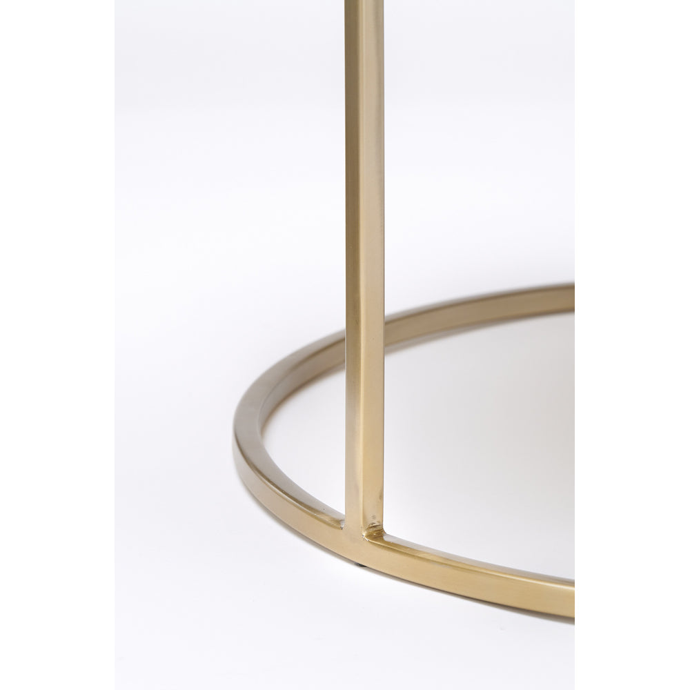 Product photograph of Light Living Set Of 2 Talca Coffee Table In Light Gold from Olivia's.