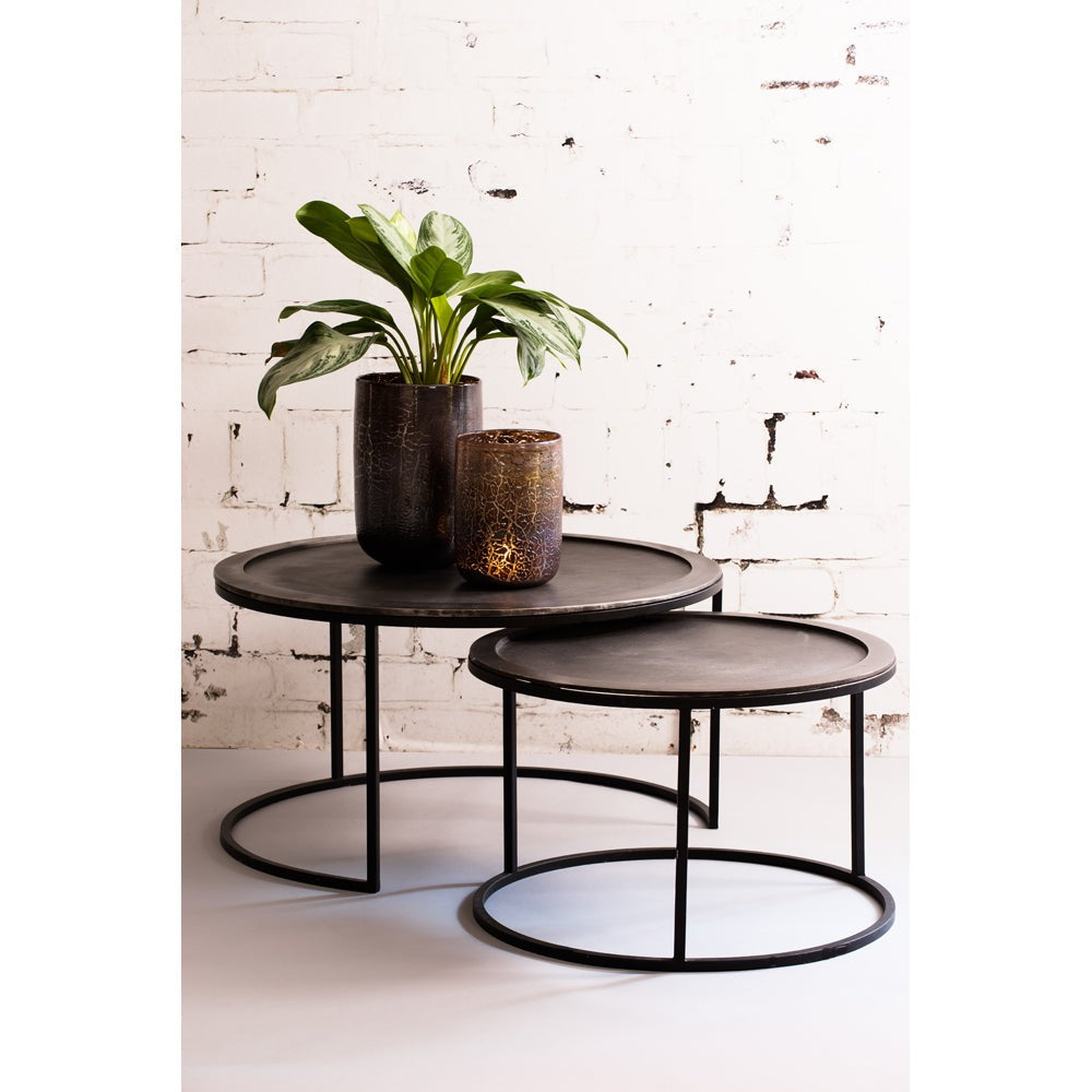 Product photograph of Light Living Set Of 2 Talca Coffee Table Antique Edge from Olivia's.