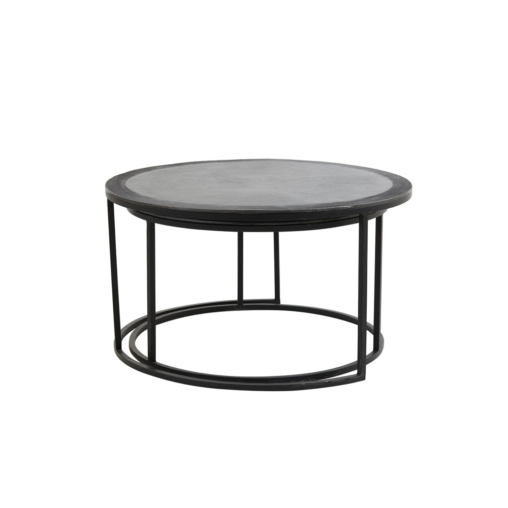 Product photograph of Light Living Set Of 2 Talca Coffee Table Antique Deep Edge from Olivia's.